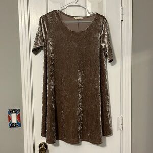 Molly Green velvet dress gently worn like new
